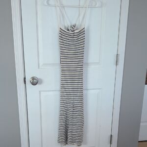 Abercrombie & Fitch Ribbed Striped Dress